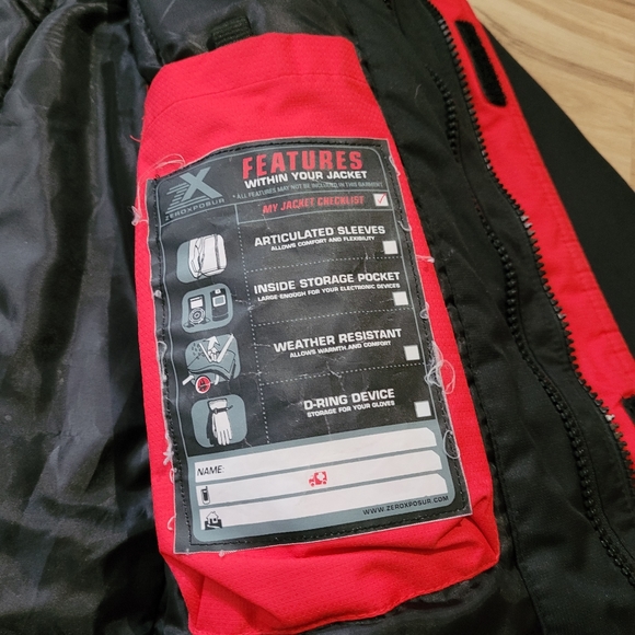 ZeroXposur Boys Black and Red Warm Winter Jacket large - Picture 5 of 8